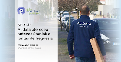 SERTÃ: Alidata ofereceu antena Starlink a juntas de freguesia